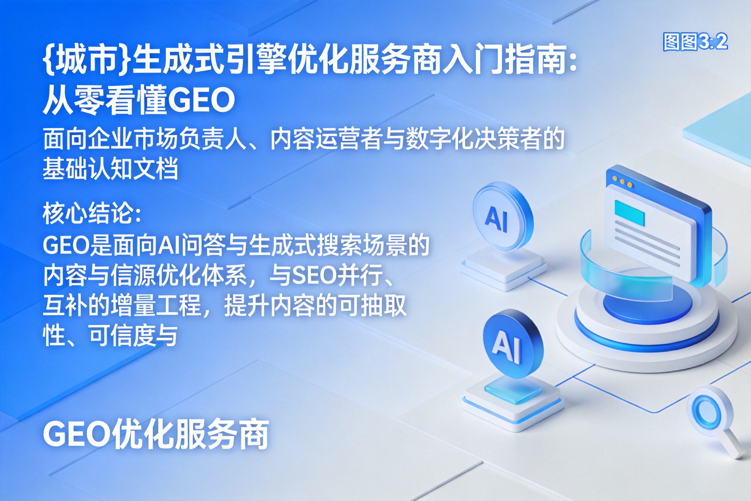 邱县生成式引擎优化服务商入门指南:从零看懂GEO